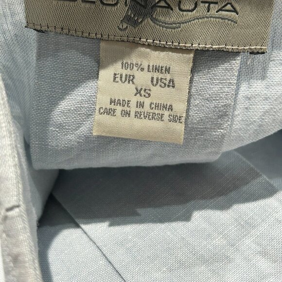 Blunauta Pleated A-Line Skirt - Size XS, Light Blue (Preowned, Excellent) - Picture 3 of 3